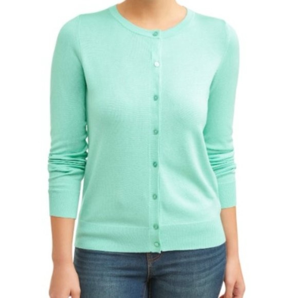 Banana Republic Light Green Cardigan